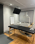 Interior da clínica Odonto Postural — bairro Paraíso